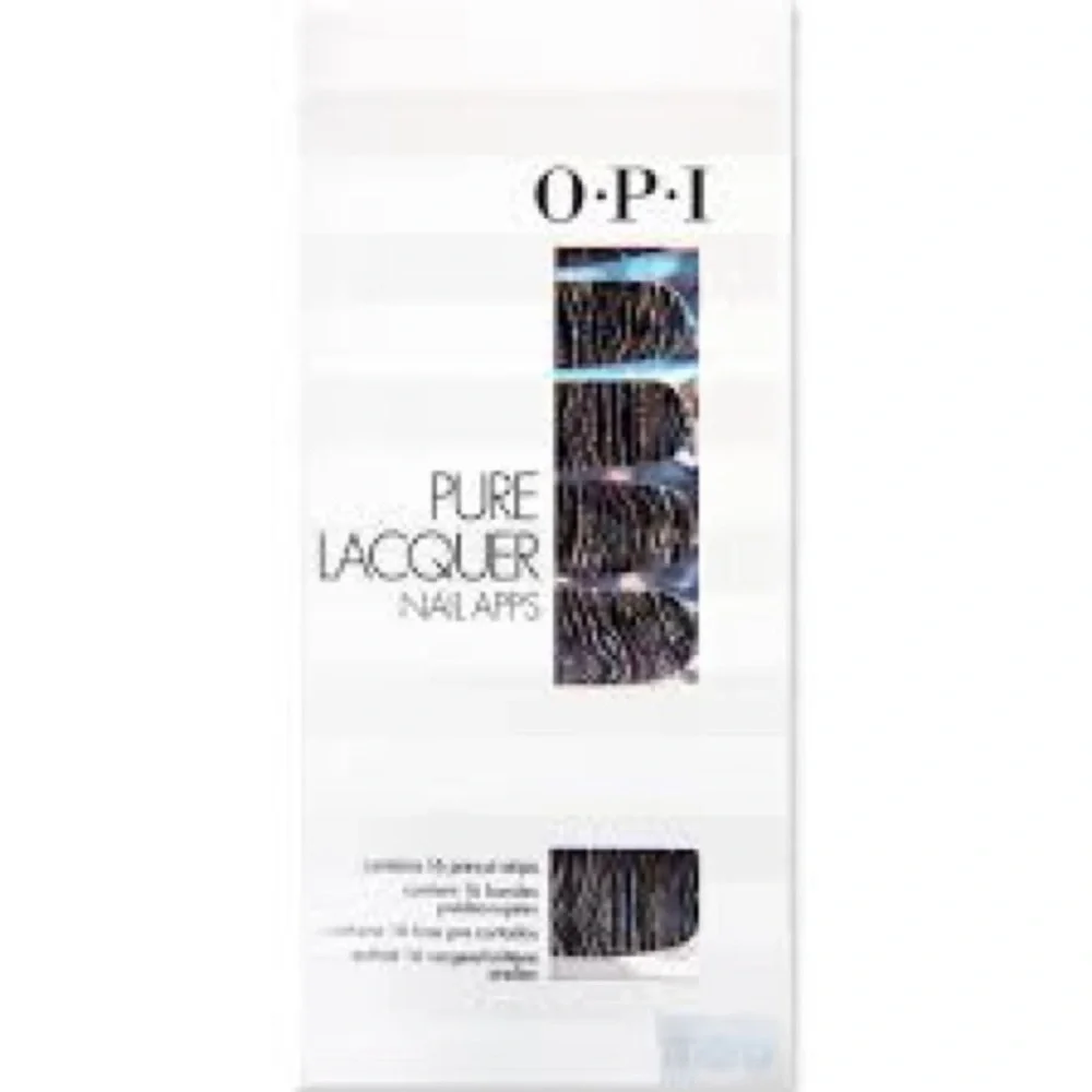 OPI Pure Lacquer Nail Strips #AP101 Metallic Waves NEW